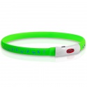 Hilton Flash Collar GREEN - LED glowing collar from 15cm to 55cm